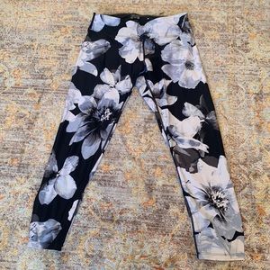Calvin Klein floral yoga pants